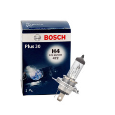 Галогенная лампа BOSCH H4 Plus 30% 60/55W 12V 1987302042 Галогенная лампа BOSCH H4 Plus 30% 60/55W 12V 1987302042
