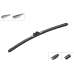 Щітка склоочисника Bosch FLATWIPER FB3 MA9 AX 400 3397016195 Щітка склоочисника Bosch FLATWIPER FB3 MA9 AX 400 3397016195