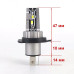 LED лампи Cyclone Type-32 H4 H/L 6000K v2