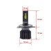 LED лампи Cyclone Type-45 H4 H/L 6000K LED лампи Cyclone Type-45 H4 H/L 6000K