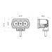 Світлодіодна фара Decker WL-L1 15W Premium Spot Світлодіодна фара Decker WL-L1 15W Premium Spot
